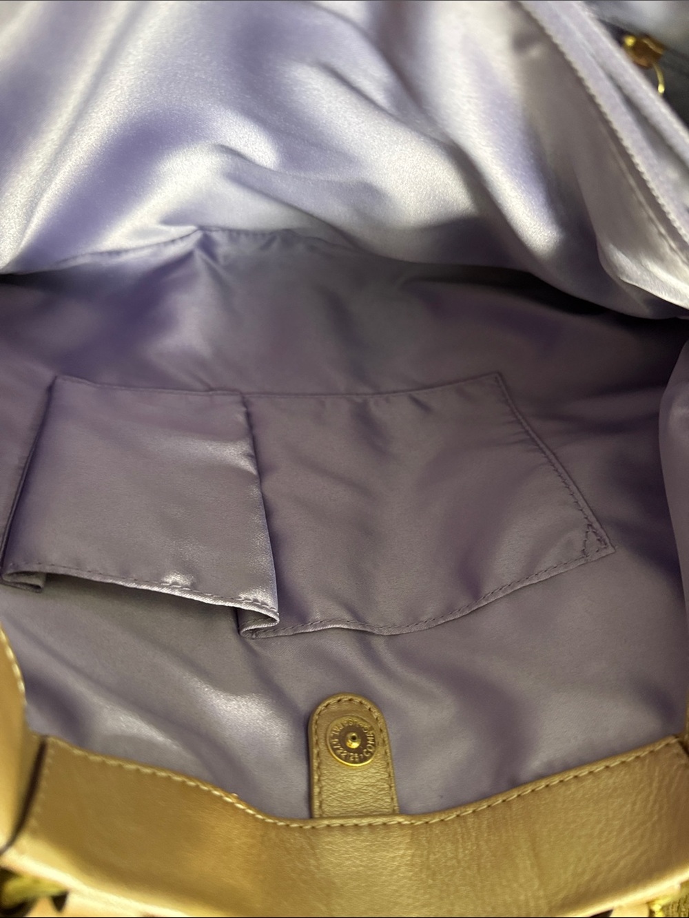 Coach Pebbled Leather Shoulder Satchel in Taupe - Picture 7 of 12